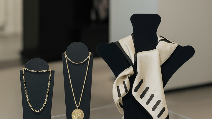 IBEN Smykkestativ HALS Sort Matt Butikk